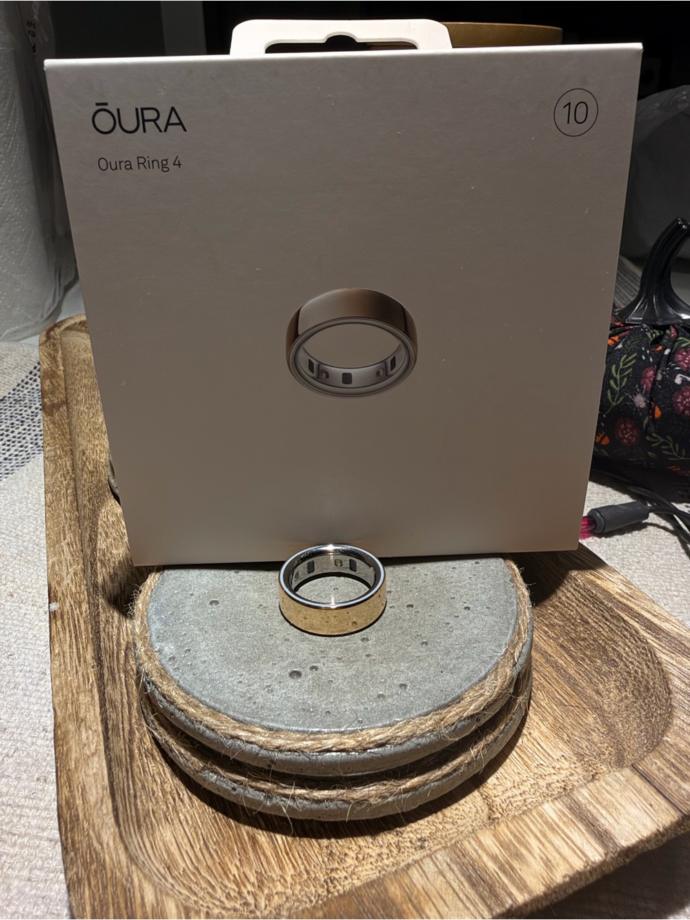 Rose Gold Oura Ring 4 Smart Ring (Size 10)